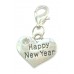 Happy New Year Clip on Charm